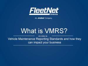 What is VMRS?